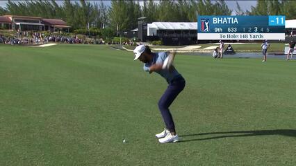 Akshay Bhatia | Round 3 | 9th hole | Shot 3 | 2024 Hero World Challenge