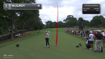 Rory McIlroy | Round 4 | 2nd hole | Shot 1 | 2025 TOUR Championship