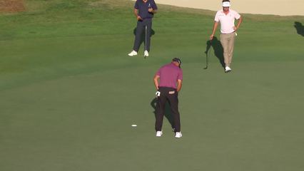 Max McGreevy | Round 3 | 17th hole | Shot 3 | 2025 The RSM Classic