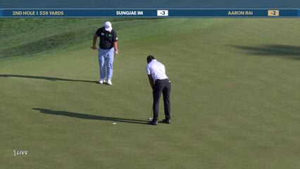 Aaron Rai | Round 3 | 2nd hole | Shot 4 | 2025 THE PLAYERS