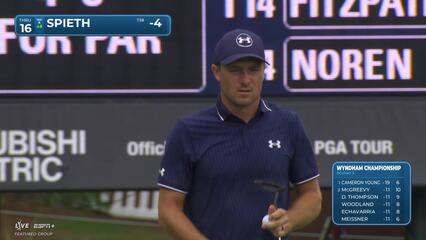 Jordan Spieth | Round 3 | 16th hole | Shot 3 | 2025 Wyndham