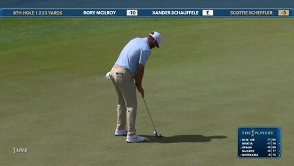 Scottie Scheffler | Round 2 | 8th hole | Shot 3 | 2025 THE PLAYERS