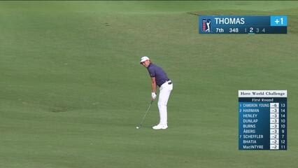 Justin Thomas | Round 1 | 7th hole | Shot 2 | 2024 Hero World Challenge