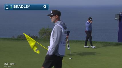 Keegan Bradley | Round 4 | 4th hole | Shot 4 | 2025 Farmers