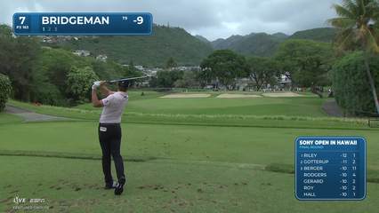 Jacob Bridgeman | Round 4 | 7th hole | Shot 1 | 2026 Sony Open