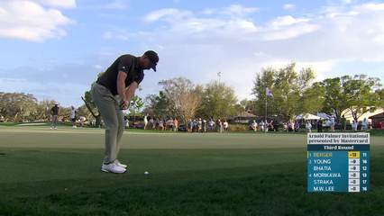 Daniel Berger | Round 3 | 12th hole | Shot 3 | 2026 Arnold Palmer