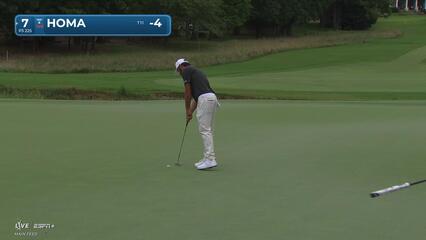 Max Homa | Round 1 | 7th hole | Shot 3 | 2025 Wyndham