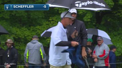 Scottie Scheffler | Round 2 | 7th hole | Shot 5 | 2025 the Memorial