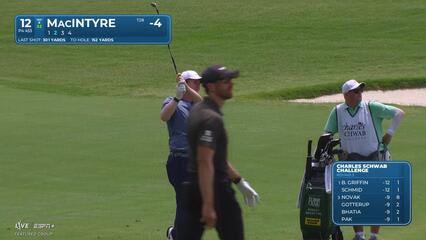 Robert MacIntyre | Round 3 | 12th hole | Shot 2 | 2025 Charles Schwab