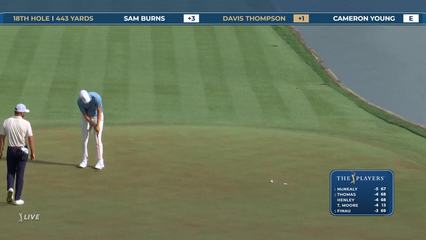 Davis Thompson | Round 1 | 18th hole | Shot 4 | 2026 THE PLAYERS