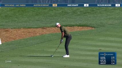 Austin Eckroat | Round 1 | 18th hole | Shot 2 | 2025 THE PLAYERS