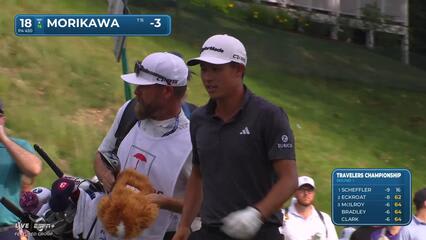 Collin Morikawa | Round 1 | 18th hole | Shot 1 | 2025 Travelers