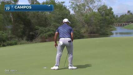 Rafael Campos | Round 4 | 8th hole | Shot 5 | 2025 Mexico Open