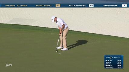 Russell Henley | Round 2 | 14th hole | Shot 4 | 2025 THE PLAYERS