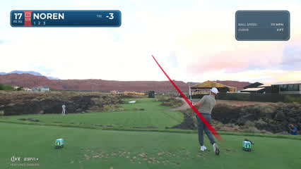 Alex Noren | Round 1 | 17th hole | Shot 1 | 2025 Bank of Utah