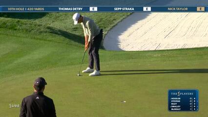 Thomas Detry | Round 1 | 10th hole | Shot 3 | 2025 THE PLAYERS