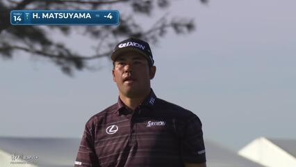 Hideki Matsuyama | Round 1 | 14th hole | Shot 5 | 2025 Farmers