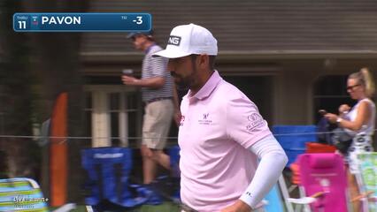 Matthieu Pavon | Round 4 | 11th hole | Shot 3 | 2025 RBC Heritage