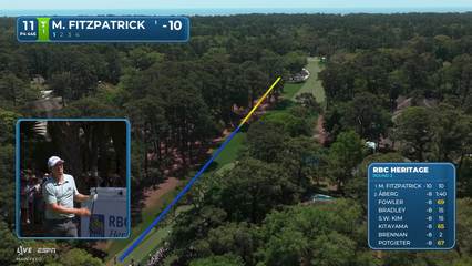 Matt Fitzpatrick | Round 2 | 11th hole | Shot 1 | 2026 RBC Heritage