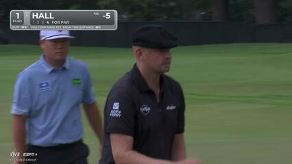 Harry Hall | Round 3 | 1st hole | Shot 4 | 2025 TOUR Championship