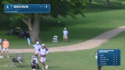 Blades Brown | Round 1 | 4th hole | Shot 2 | 2025 Charles Schwab