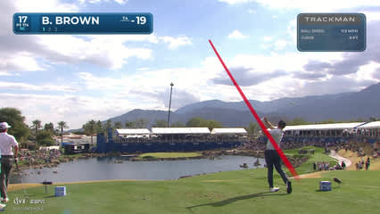 Blades Brown | Round 3 | 17th hole | Shot 1 | 2026 The American Express