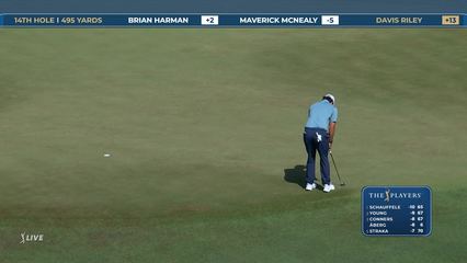 Davis Riley | Round 2 | 14th hole | Shot 5 | 2026 THE PLAYERS