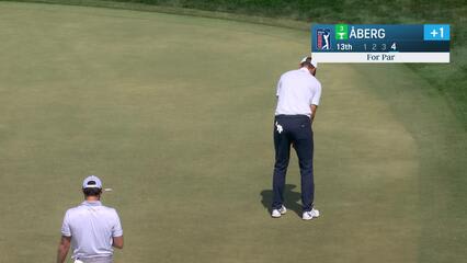 Ludvig Åberg | Round 4 | 13th hole | Shot 5 | 2025 Arnold Palmer Invitational