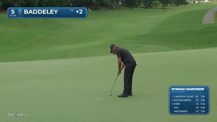 Aaron Baddeley | Round 4 | 5th hole | Shot 4 | 2025 Wyndham