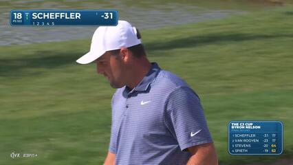 Scottie Scheffler | Round 4 | 18th hole | Shot 3 | 2025 THE CJ CUP