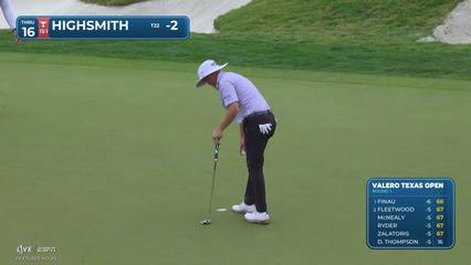 Joe Highsmith | Round 1 | 16th hole | Shot 3 | 2026 Valero