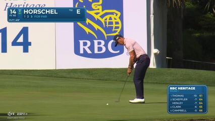 Billy Horschel | Round 1 | 14th hole | Shot 3 | 2025 RBC Heritage