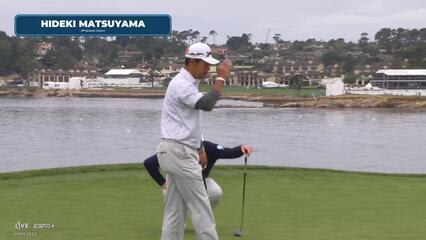Hideki Matsuyama | Round 2 | 7th hole | Shot 2 | 2025 AT&T Pebble Beach