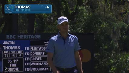 Justin Thomas | Round 1 | 7th hole | Shot 2 | 2025 RBC Heritage
