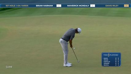 Davis Riley | Round 1 | 1st hole | Shot 4 | 2026 THE PLAYERS