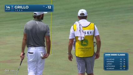 Emiliano Grillo | Round 3 | 14th hole | Shot 3 | 2025 John Deere