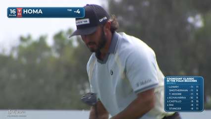 Max Homa | Round 3 | 16th hole | Shot 1 | 2026 Cognizant Classic