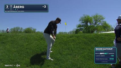 Ludvig Åberg | Round 3 | 3rd hole | Shot 2 | 2025 Truist Championship