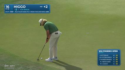 Garrick Higgo | Round 1 | 16th hole | Shot 3 | 2026 WM Phoenix Open