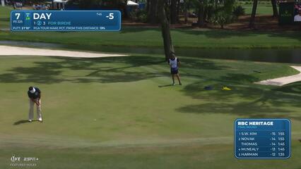 Jason Day | Round 4 | 7th hole | Shot 3 | 2025 RBC Heritage