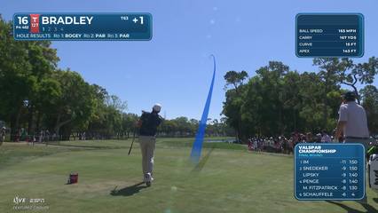 Keegan Bradley | Round 4 | 16th hole | Shot 1 | 2026 Valspar
