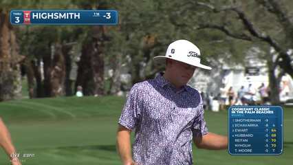 Joe Highsmith | Round 2 | 3rd hole | Shot 3 | 2026 Cognizant Classic