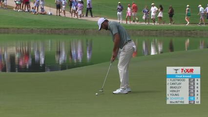 Scottie Scheffler | Round 4 | 8th hole | Shot 3 | 2025 TOUR Championship