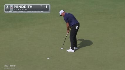 Taylor Pendrith | Round 1 | 3rd hole | Shot 3 | 2025 BMW Championship