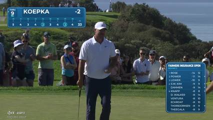 Brooks Koepka | Round 2 | 18th hole | Shot 4 | 2026 Farmers