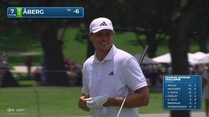 Ludvig Åberg | Round 3 | 7th hole | Shot 4 | 2026 Charles Schwab