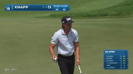 Jake Knapp | Round 2 | 9th hole | Shot 4 | 2025 3M Open