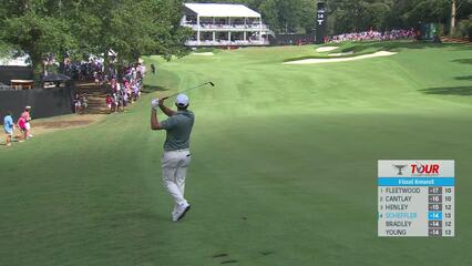 Scottie Scheffler | Round 4 | 14th hole | Shot 2 | 2025 TOUR Championship