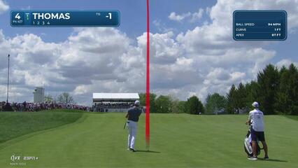 Justin Thomas | Round 1 | 4th hole | Shot 2 | 2025 Truist Championship