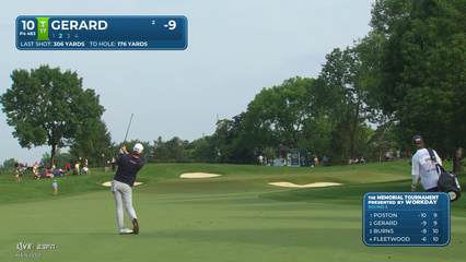 Ryan Gerard | Round 3 | 10th hole | Shot 2 | 2026 the Memorial